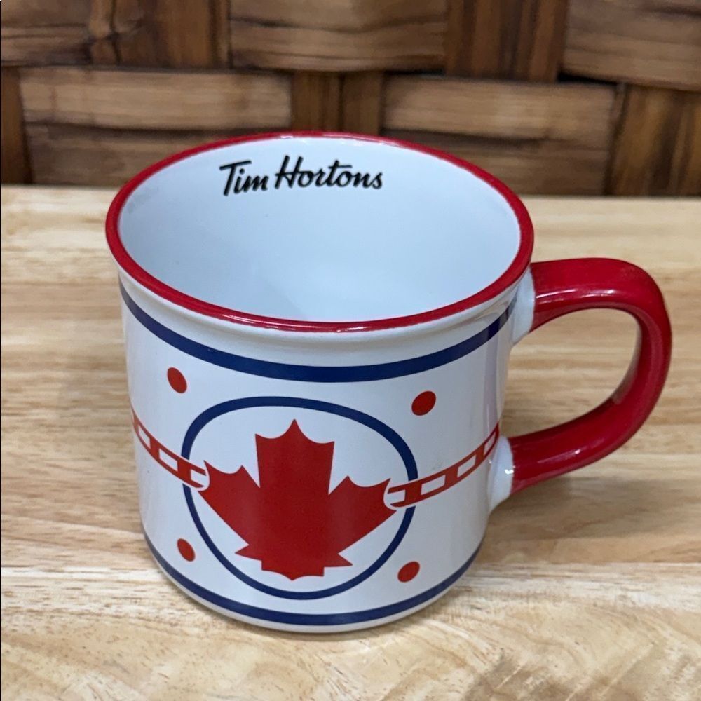 Tim Hortons 2022 Tim's Ice Hockey Rink Ceramic Coffee Tea Or Soup Mug Cup NEW